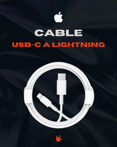 Imagen 1 de Cable tipo-c a lightning (2m)