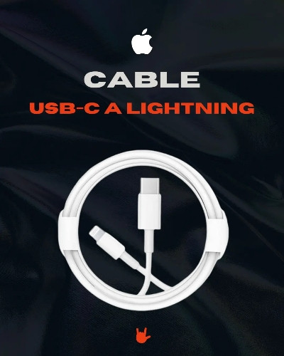 Imagen 1 de Cable de tipo-c a lightning (1m)