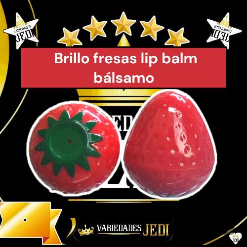 Imagen 1 de  Brillo fresas lip balm bálsamo