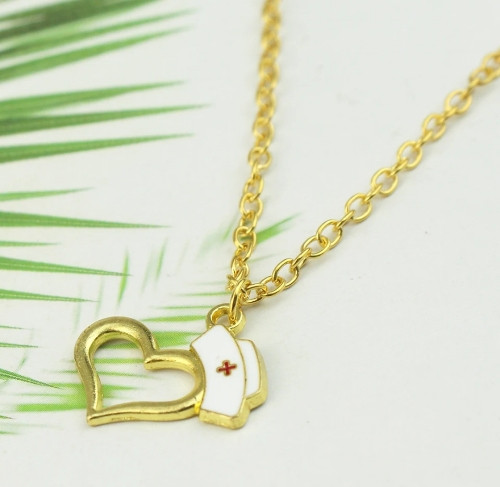 Imagen 1 de Collar corazón dorado