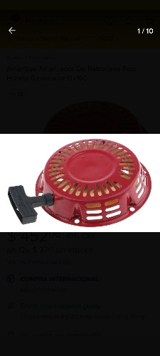 Imagen 1 de Arancador de retroseso honda 3.5hp a 6.5hp