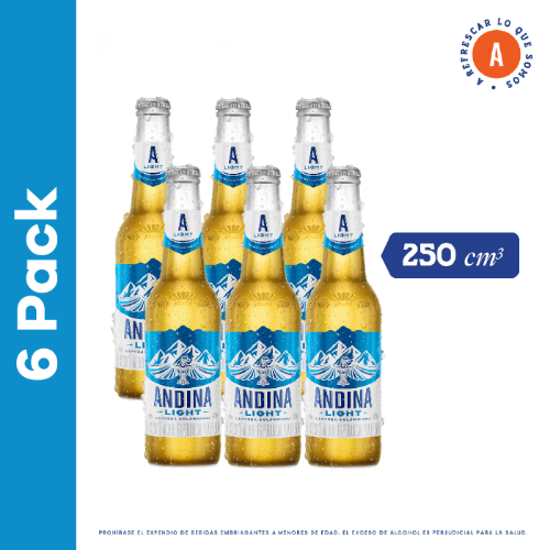 Imagen 1 de Andina Light 250 x 24 NO RETORNABLE