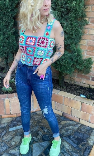 Imagen 1 de Blusa de cuadros