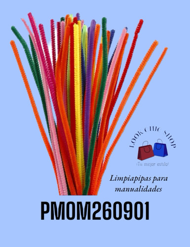 Imagen 1 de  Set 10 limpiapipas para manualidades Cod.260901