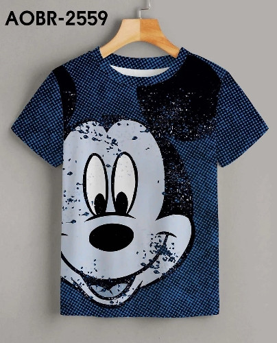 Imagen 1 de Playera azul Mickey Mouse Caballero Talla Mediana