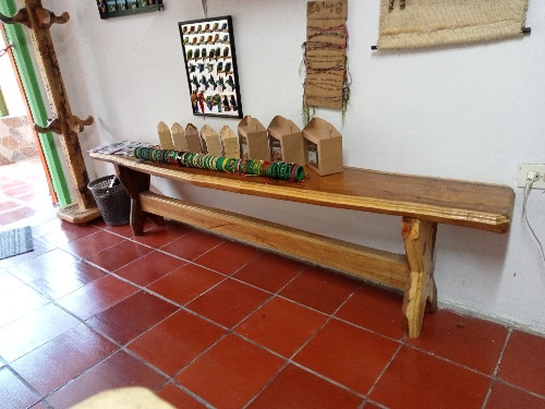 Imagen 1 de Banca larga nogal