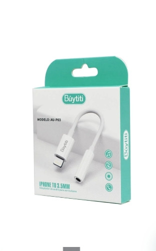 Imagen 1 de Adaptador Lightning a plug 3.5 mm