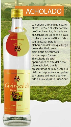 Imagen 1 de Pisco Acholado