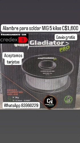 Imagen 1 de Alambre para soldar MIG 5 kilos