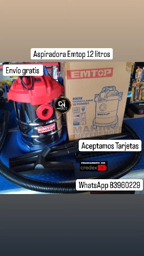 Imagen 1 de Aspiradora Emtop 12 litros