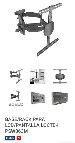 Imagen 1 de BASE/RACK PARA LCD/PANTALLA LOCTEK PSW863M