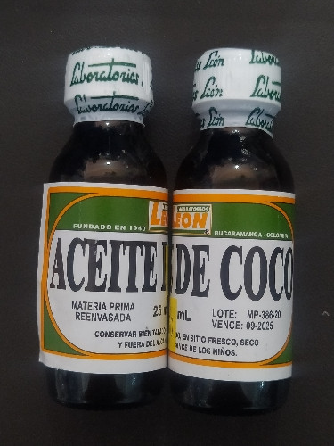 Imagen 1 de Aceite de coco 25ml león