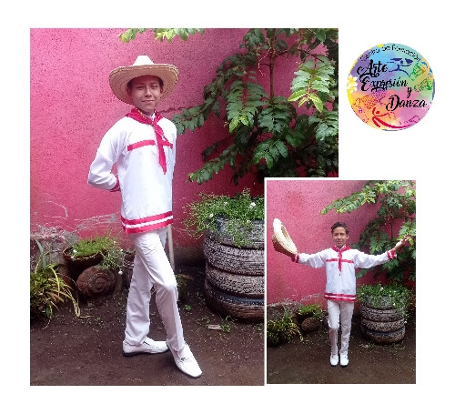 Imagen 1 de Cotona con cintas, pico y sombrero