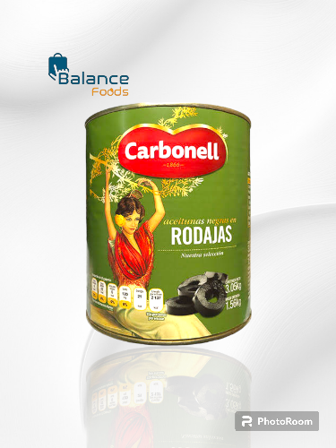 Imagen 1 de ACEITUNA NEGRA REB. 3 KG CARBONELL