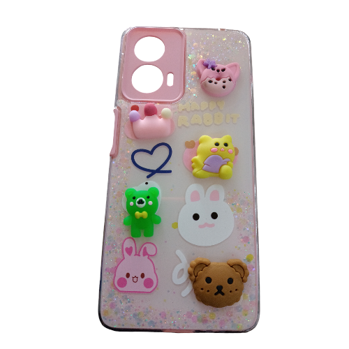 Imagen 1 de 2N1 3D HAPPY RABBIT MOTO G24/G04