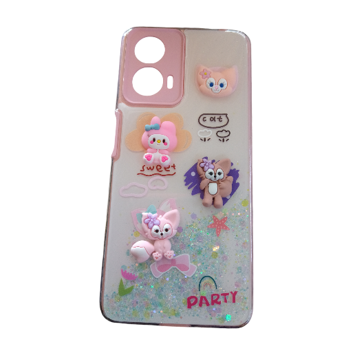 Imagen 1 de 2N1 3D CAT PARTY MOTO G24/G04