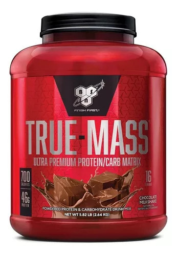 Imagen 1 de BSN TRUE-MASS Ultra premium 16 servicios, 46 GRS de proteína, 5.82 Lbs, sabor chocolate