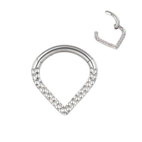 Imagen 1 de Aro Chevron bumped 16g 10mm f136