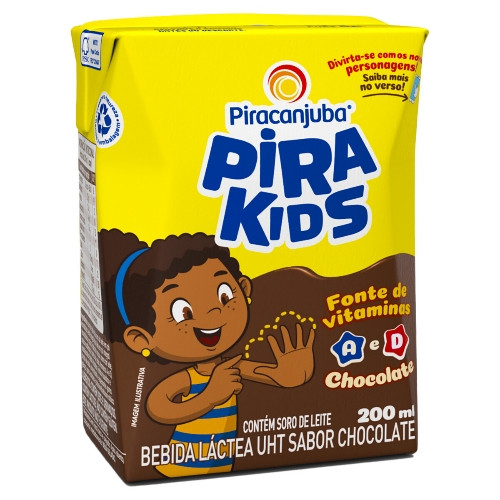 Imagem 1 de Achocolatado chocolate 200ml - Piracanjuba
