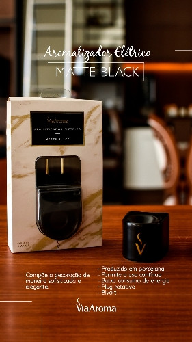 Imagem 1 de Aromatizador elétrico original matte black