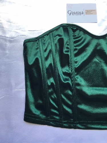 Imagen 1 de Corset verde esmeralda 💚