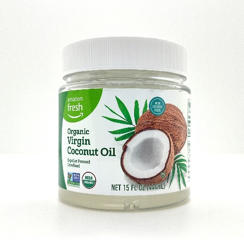 Imagen 1 de Aceite de Coco Virgen Orgánico Amazon Fresh 444ml