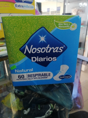 Imagen 1 de  Protector Nosotras Diario Natural 120