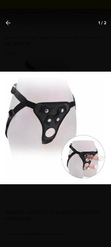 Imagen 1 de 0011 Arnes sin dildos dos cavidades.