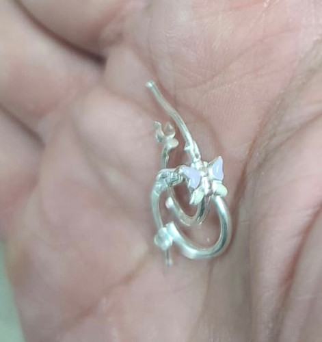 Imagen 1 de Argolla  (niña) plata 
