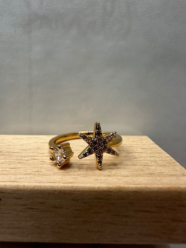 Imagen 1 de Anillo estrella ajustable 