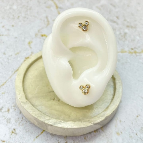 Imagen 1 de Aretes topo minie