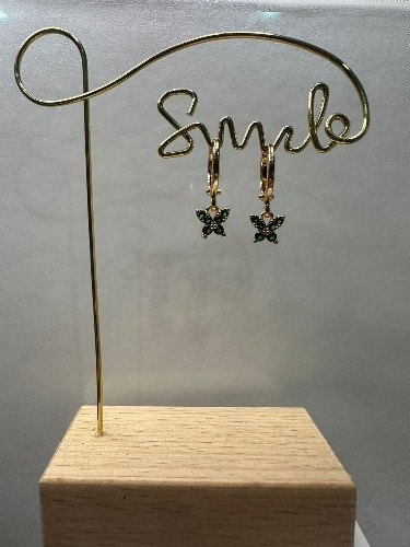 Imagen 1 de Aretes mariposa 