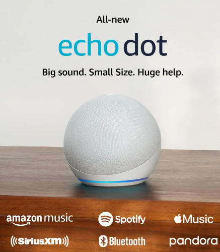 Imagen 1 de Alexa  echo dot 5° generacion blanca