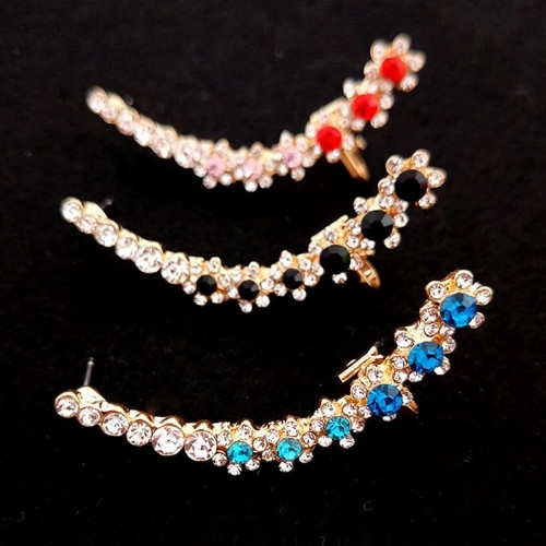 Imagen 1 de Aretes media luna 