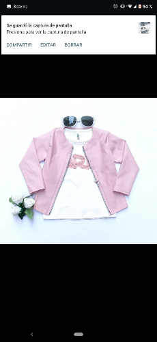 Imagen 1 de Campera engomada niña????