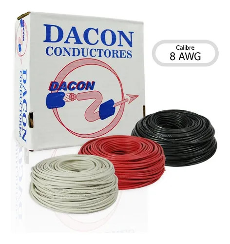 Imagen 1 de CABLE UNIPOLAR DACON CALIBRE 10  (color blanco) 