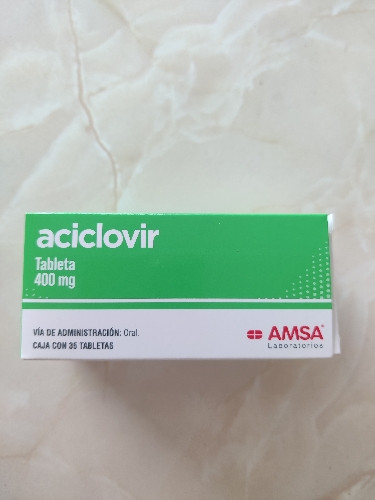 Imagen 1 de Aciclovir 400mg AMSA 35 Tab