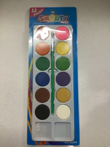 Imagen 1 de Acuarelas 12 pastillas smarty 