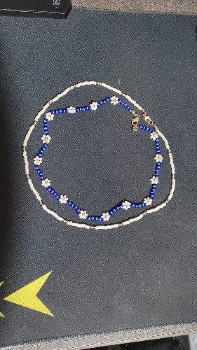 Imagen 1 de Choker doble flores