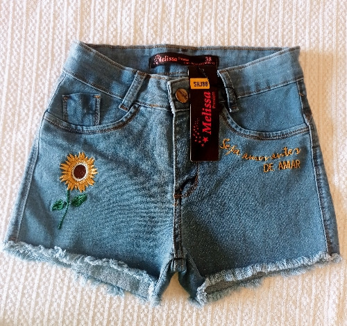 Imagem 1 de Bermuda jeans feminina  melissa