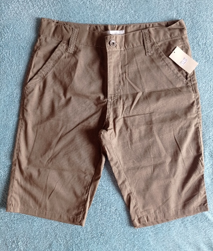 Imagem 1 de Bermuda brim sem cinto Masc