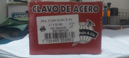 Imagen 1 de Alcayata clavo de acero 2"