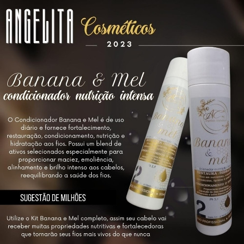 Imagem 1 de Condicionador nutrição Banana & Mel.