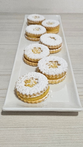 Imagen 1 de Alfajores con crema de limón 
