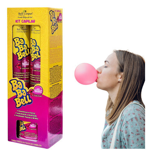 Imagem 1 de KIT CAPILAR CHICLETE