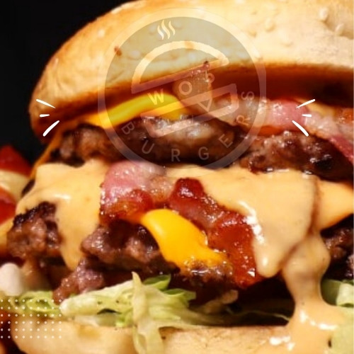 Imagen 1 de A) WONDER WOP DOBLE PREMIUM hamburguesa 