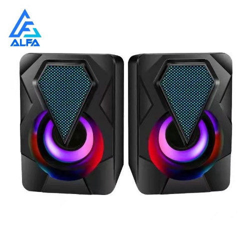 Imagem 1 de Caixa de Som RGB Led computador Pc Gamer