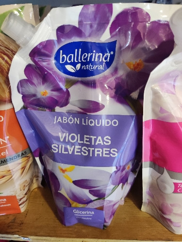 Imagen 1 de Jabón ballerina 750 ml violeta silvestre