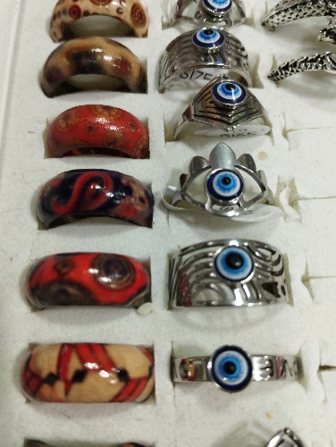 Imagen 1 de Anillo Ojo Turco y Madera
