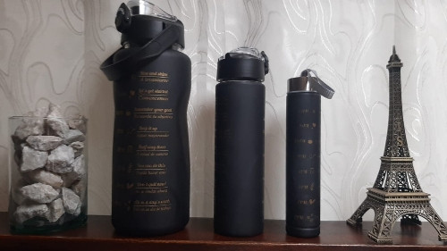 Imagen 1 de Botilo motivacional x3 negro